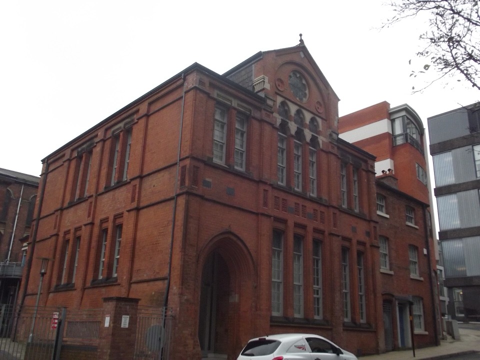 A Victorian red brick building on Severn Street in central Birmingham
